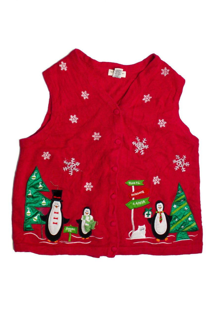 Red Ugly Christmas Vest 60779