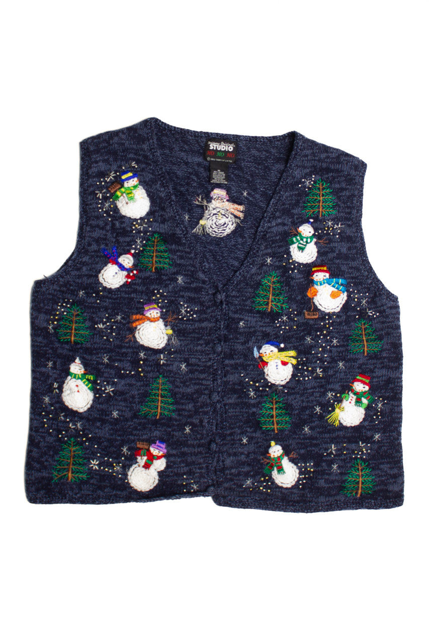 Blue Ugly Christmas Vest 60782