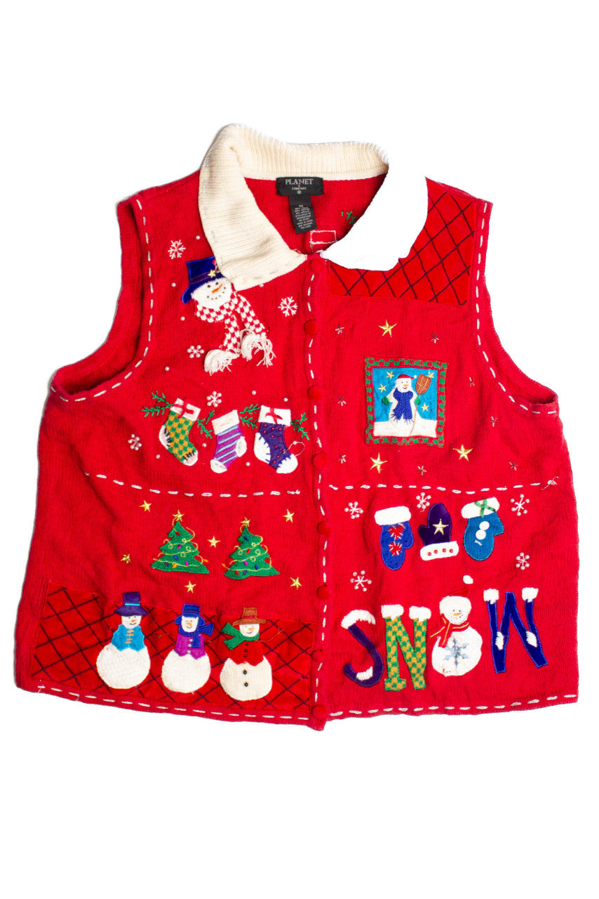 Red Ugly Christmas Vest 60790