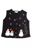 Black Ugly Christmas Vest 60791