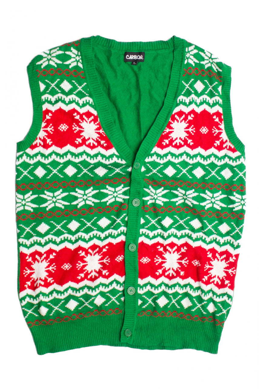 Green Ugly Christmas Vest 60792