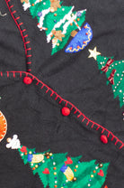 Black Ugly Christmas Vest 60793