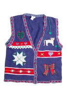 Blue Ugly Christmas Vest 60794