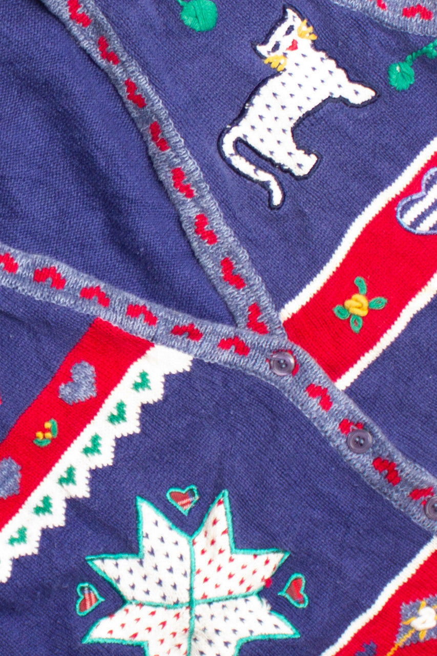 Blue Ugly Christmas Vest 60794