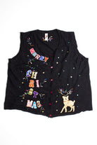 Black Ugly Christmas Vest 60797