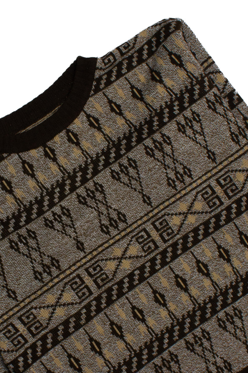 Vintage Brown 80s Sweater (1980s)