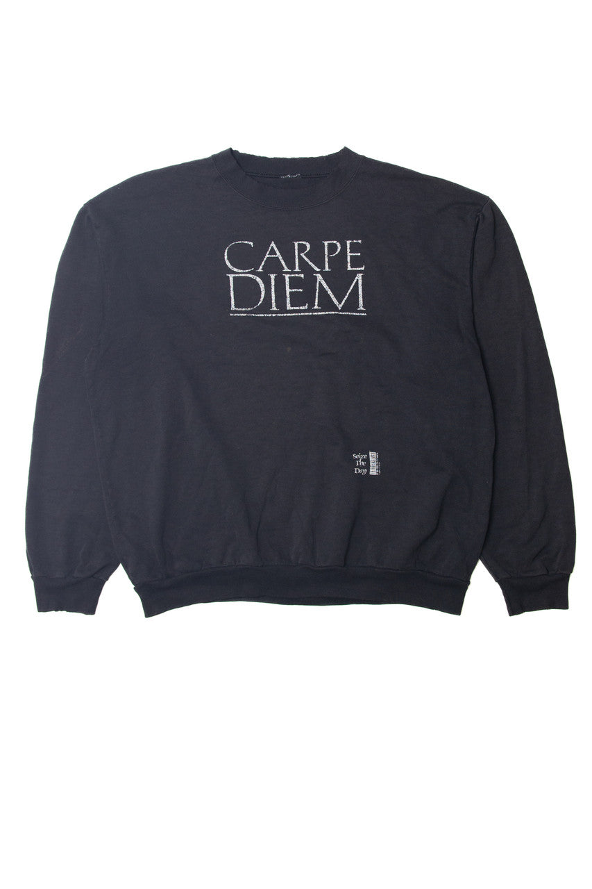 Vintage "Carpe Diem" Sweatshirt (1980s)