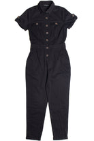 Black Twill Jumpsuit