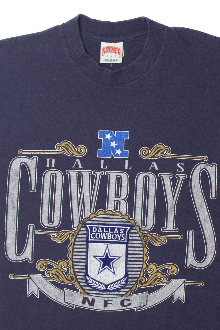 Vintage Embroidered "Dallas Cowboys NFC" T-Shirt