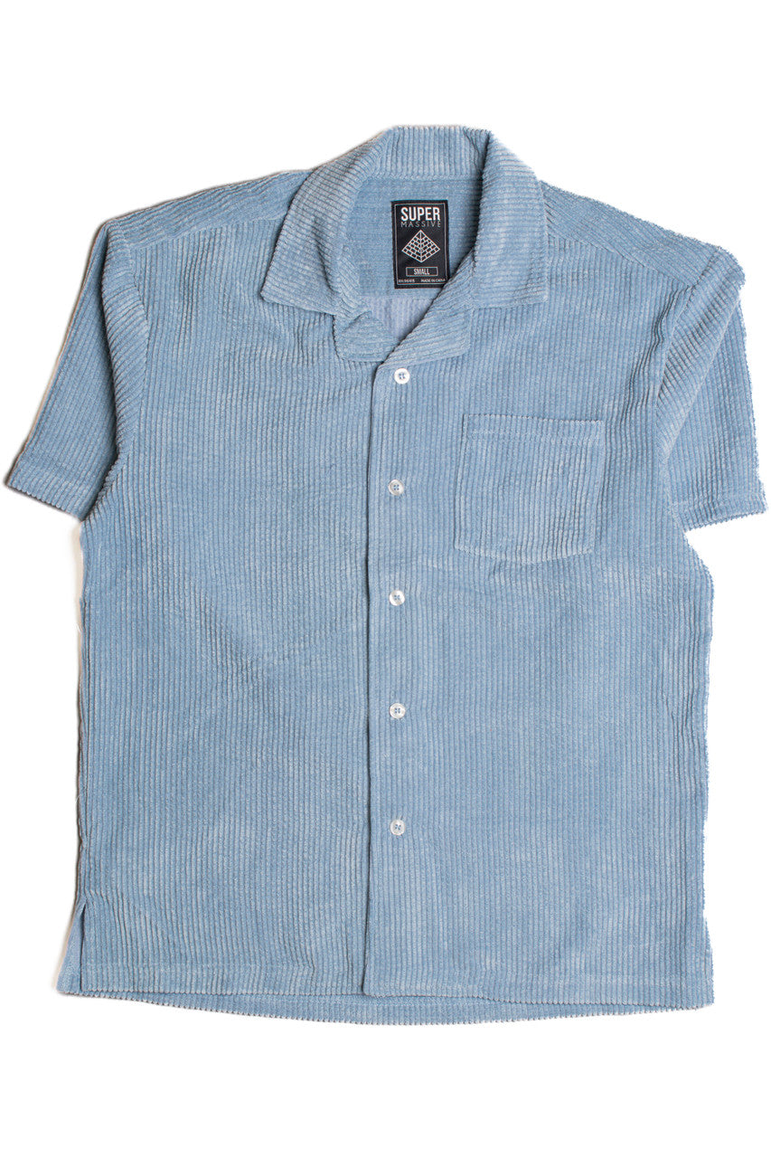 Dusty Blue Corduroy Shirt