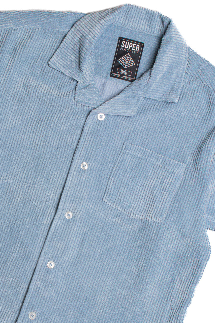 Dusty Blue Corduroy Shirt