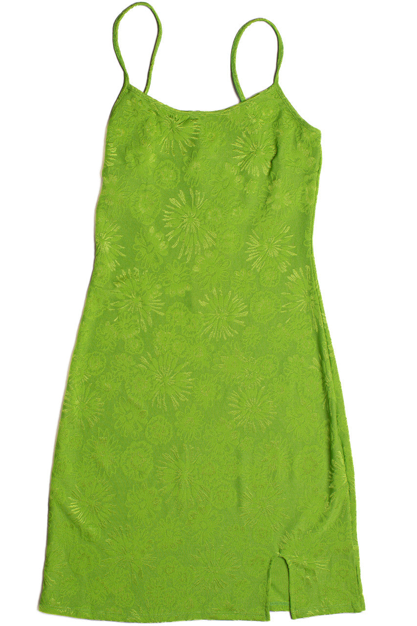 Aloe Gel Jacquard Mini Dress