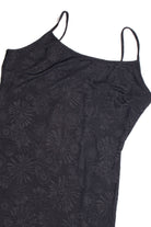 Black Jacquard Mini Dress