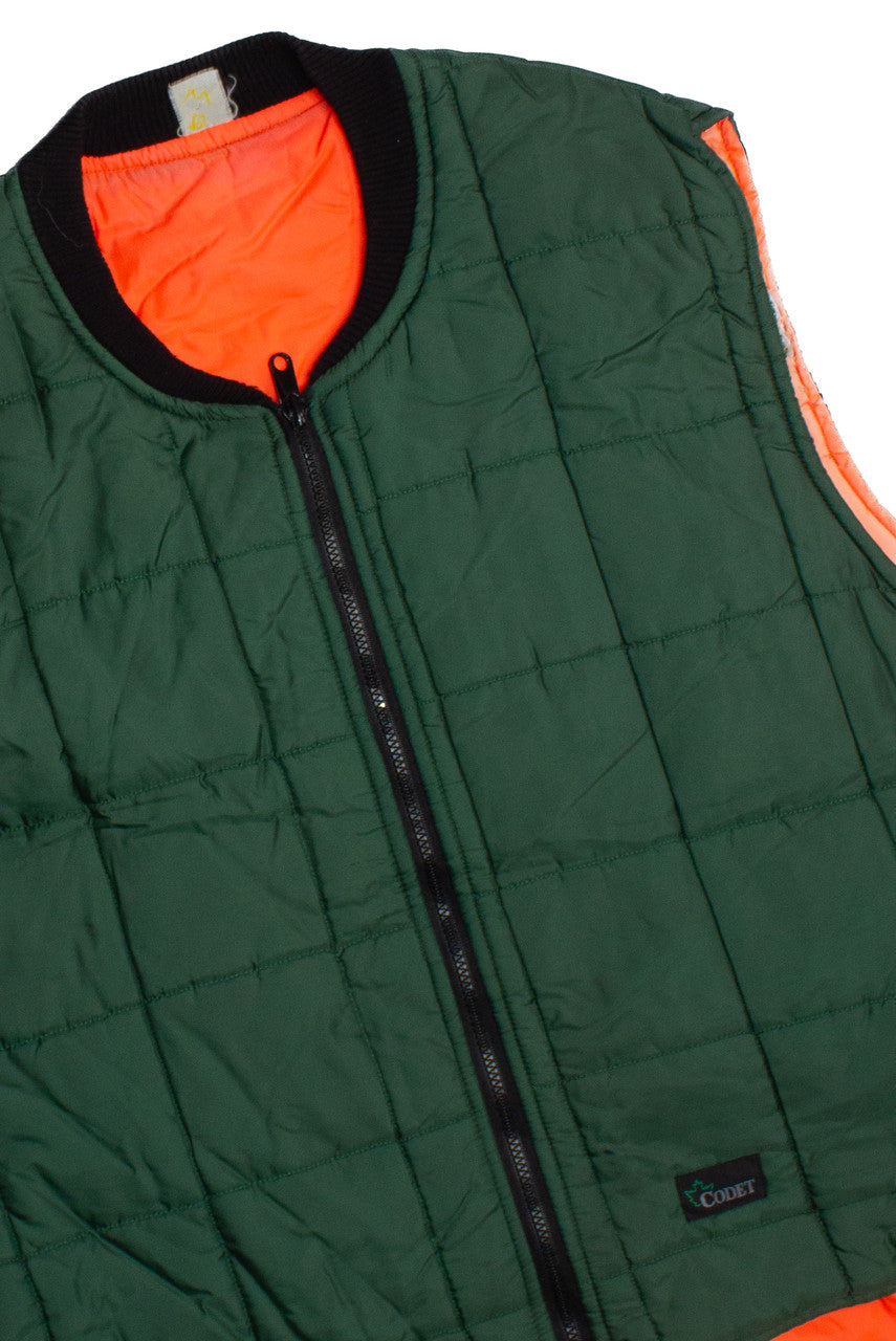 Vintage Green and Orange Hunting Vest (1990s)
