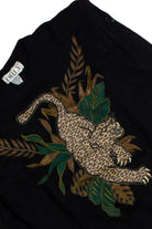 Vintage Leopard Fair Isle Sweater (1990s)