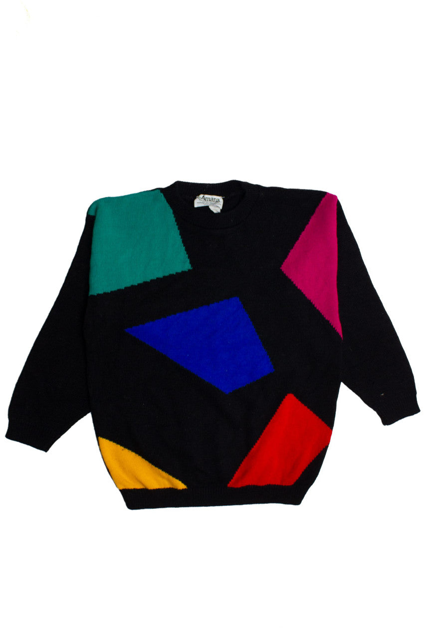 Vintage Abstract Sweater (1980s)