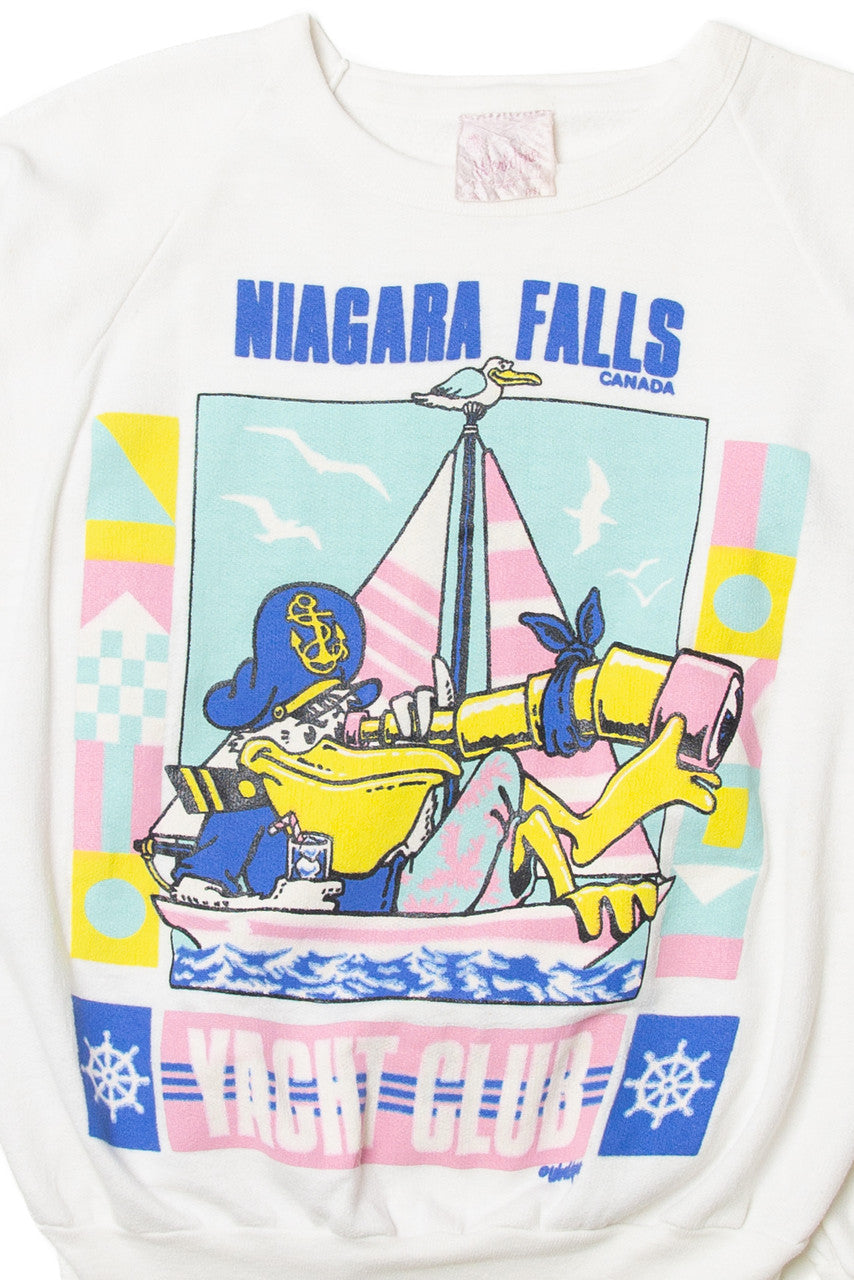 Vintage World Pro Canada "Niagara Falls Yacht Club" Sweatshirt