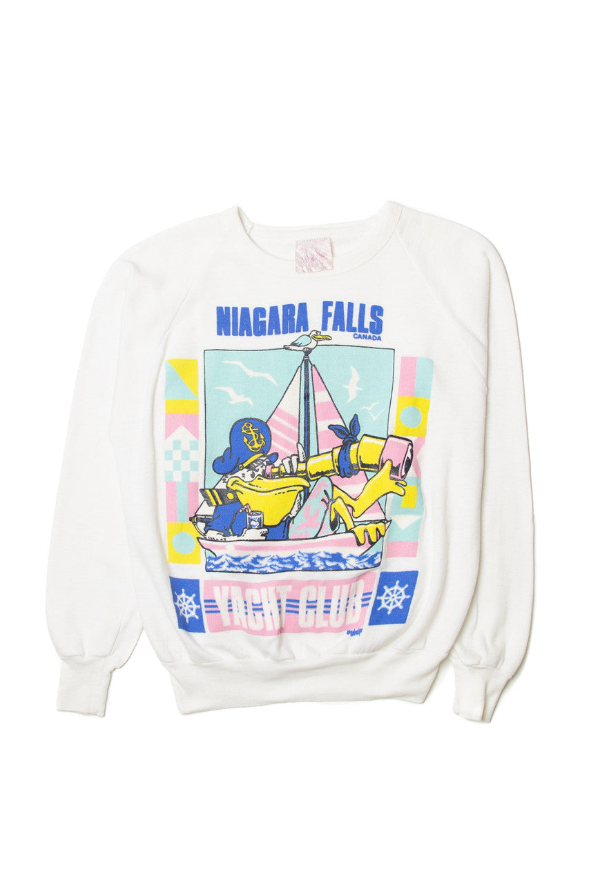 Vintage World Pro Canada "Niagara Falls Yacht Club" Sweatshirt