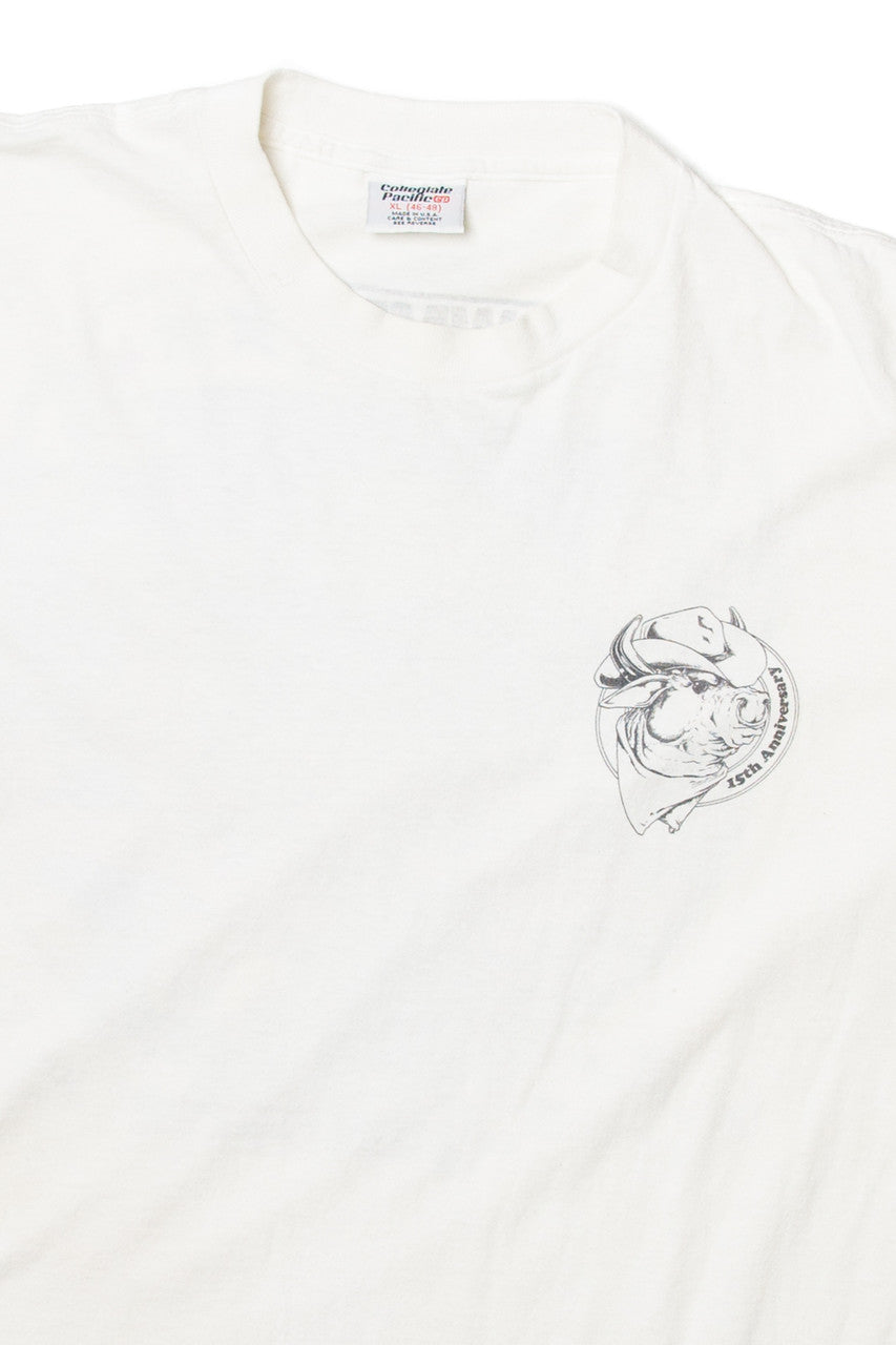 Vintage  Collegiate Pacific "WMZQ 98.7 FM 15th Anniversary Bull Run Jamboree" T-Shirt