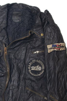 Vintage  Distressed Harley Davidson Motorcycle Jacket