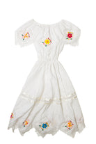 Floral Embroidered Party Dress