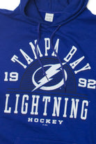 Vintage NHL Tamp Bay Lightning Hockey Hooded Sweatshirt (1990s)