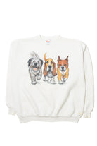 Vintage  Hanes Three Dogs Front/Back Sweatshirt
