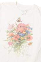 Vintage Marjolein Bastin T-Shirt Flowers Illustration  (1990s)