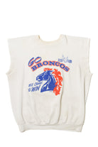 Vintage Hanes "Go Broncos" Sleeveless Sweatshirt (1990s)