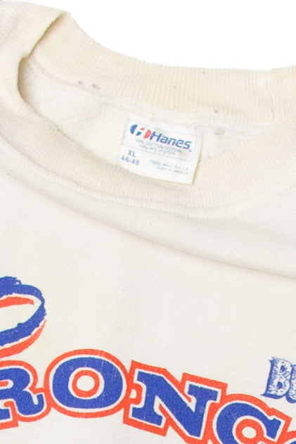 Vintage Hanes "Go Broncos" Sleeveless Sweatshirt (1990s)