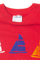 Vintage "San Francisco California" Sailboats Hanes Sweatshirt (1980s)