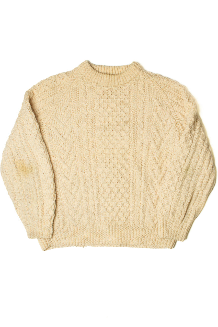 Vintage Handmade Bonner Fisherman Sweater