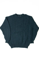 Vintage Cladyknit Blue Green Fisherman Sweater