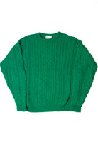 Vintage Carraig Donn Green Fisherman Sweater