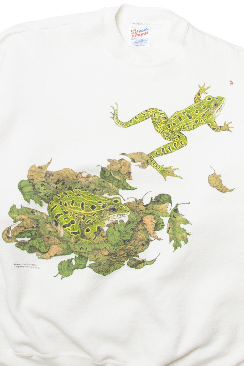 Vintage Frogs Hanes Sweatshirt (1990s)