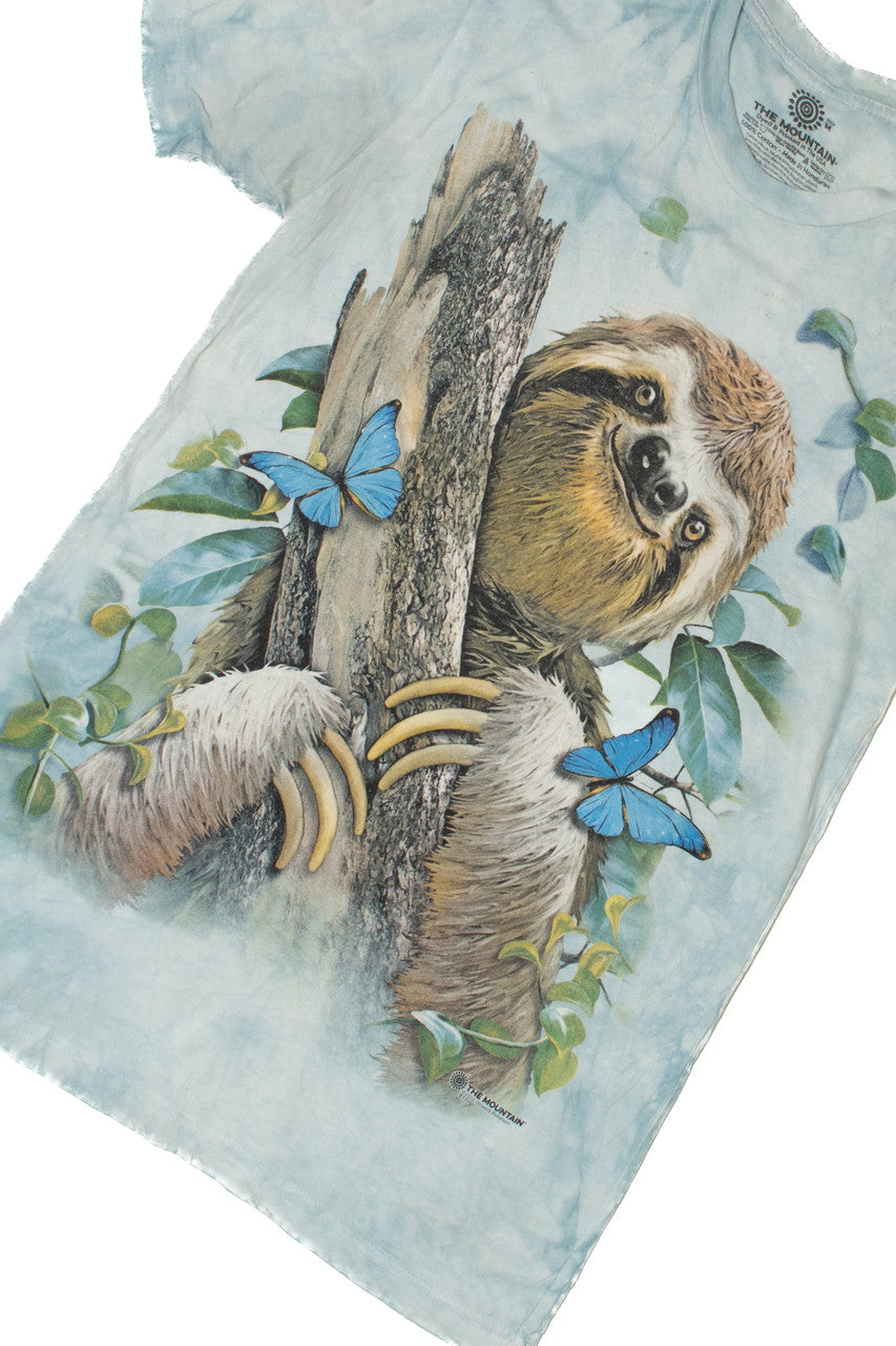 Butterfly Sloth  The Mountain T-Shirt