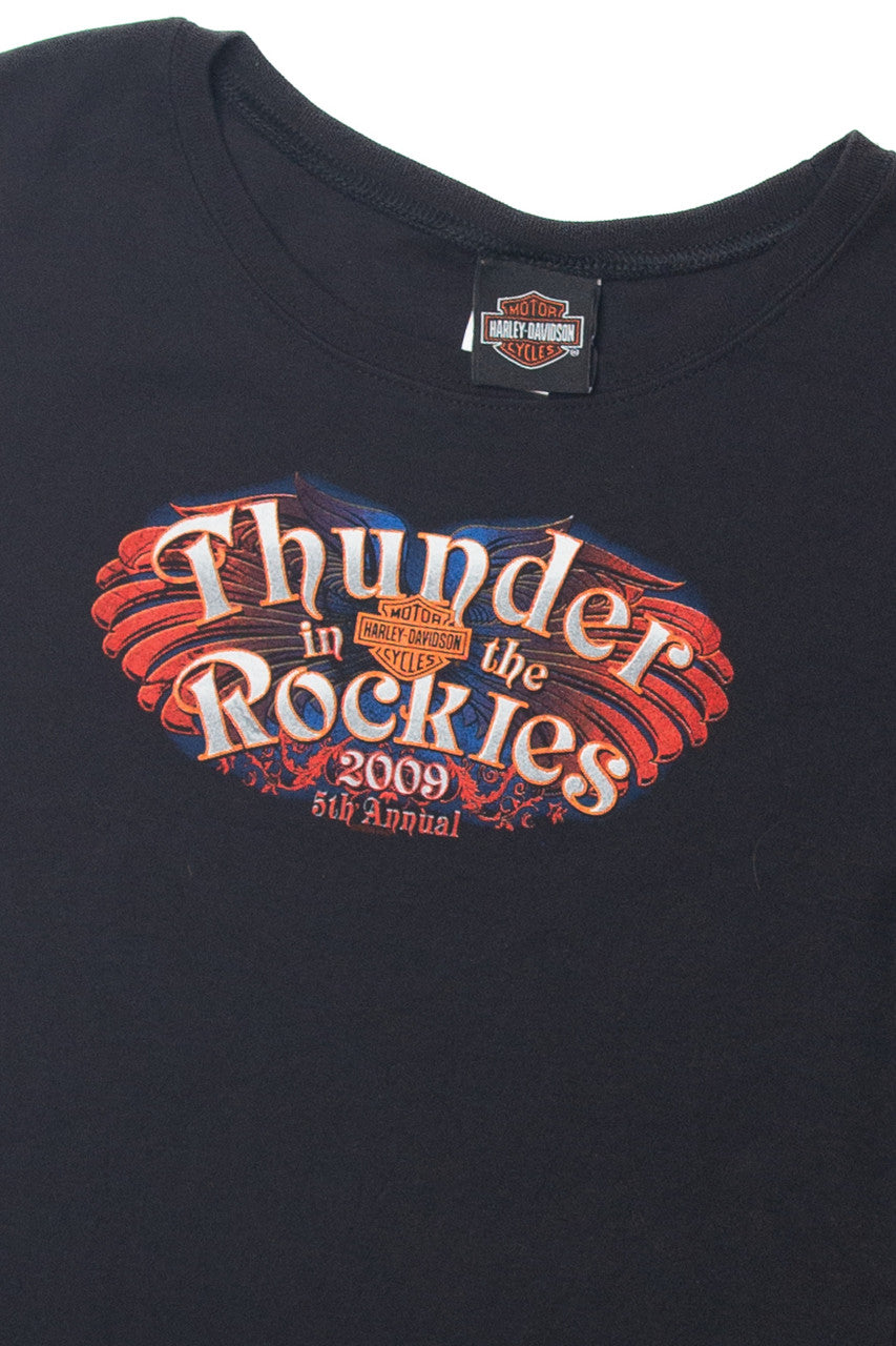  "Thunder In The Rockies" Harley Davidson T-Shirt (2000s)