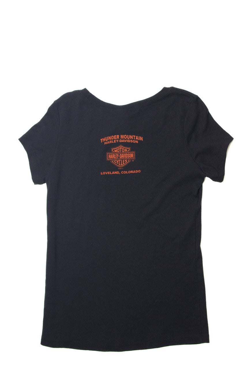  "Thunder In The Rockies" Harley Davidson T-Shirt (2000s)