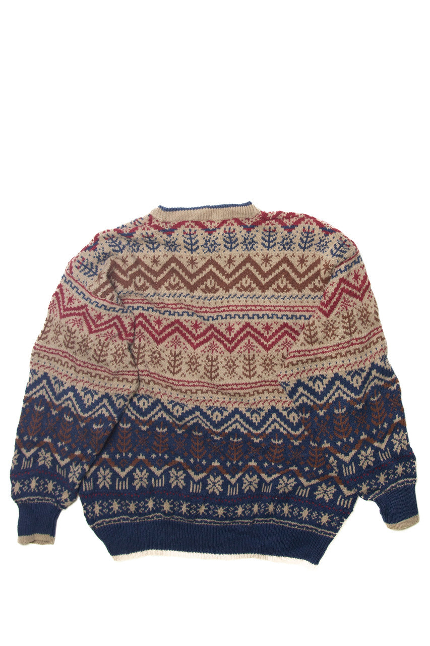 Vintage Cotton Traders Fisherman 80s Sweater