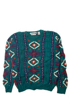 Vintage  Northern Isles Hand Knit 80s Sweater