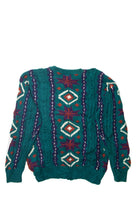 Vintage  Northern Isles Hand Knit 80s Sweater