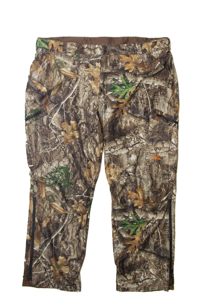 Realtree Camouflage Cargo Legs Zipper Pants