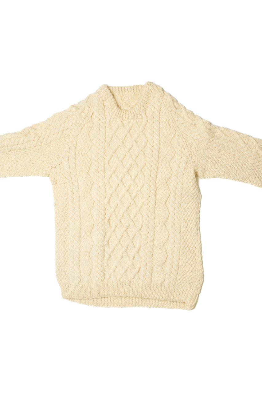 Vintage Ivory Fisherman Sweater 1150