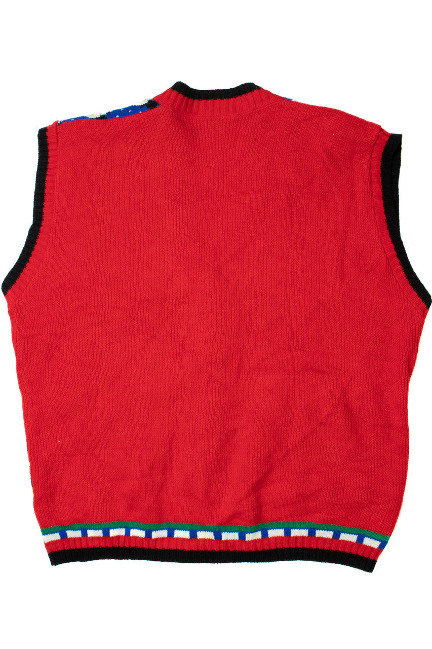 Vintage Avon Ugly Christmas Vest 61498