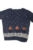 Navy Festive Birds Ugly Christmas Pullover 61699