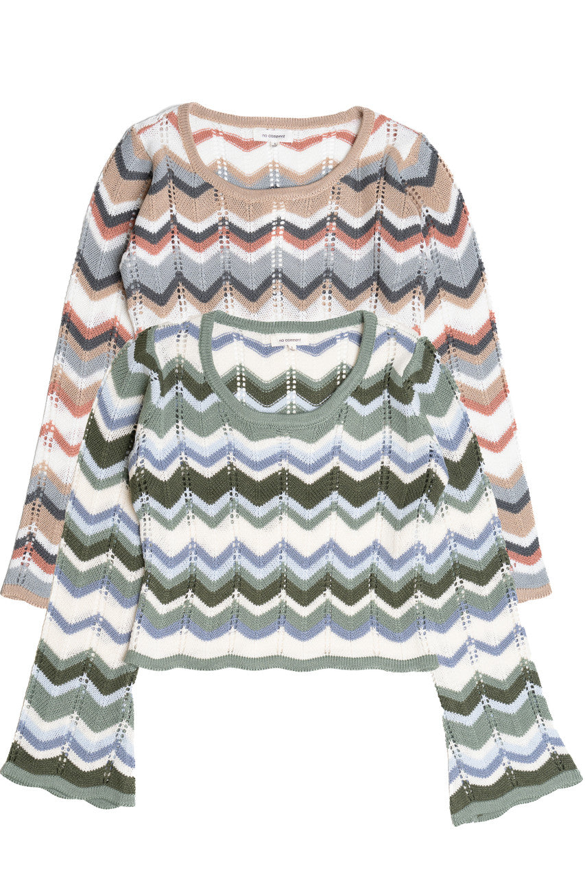 Chevron Stitch Pullover