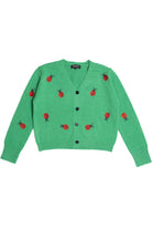Embroidered Lady Bug Cardigan