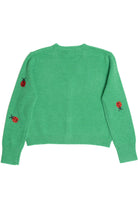 Embroidered Lady Bug Cardigan
