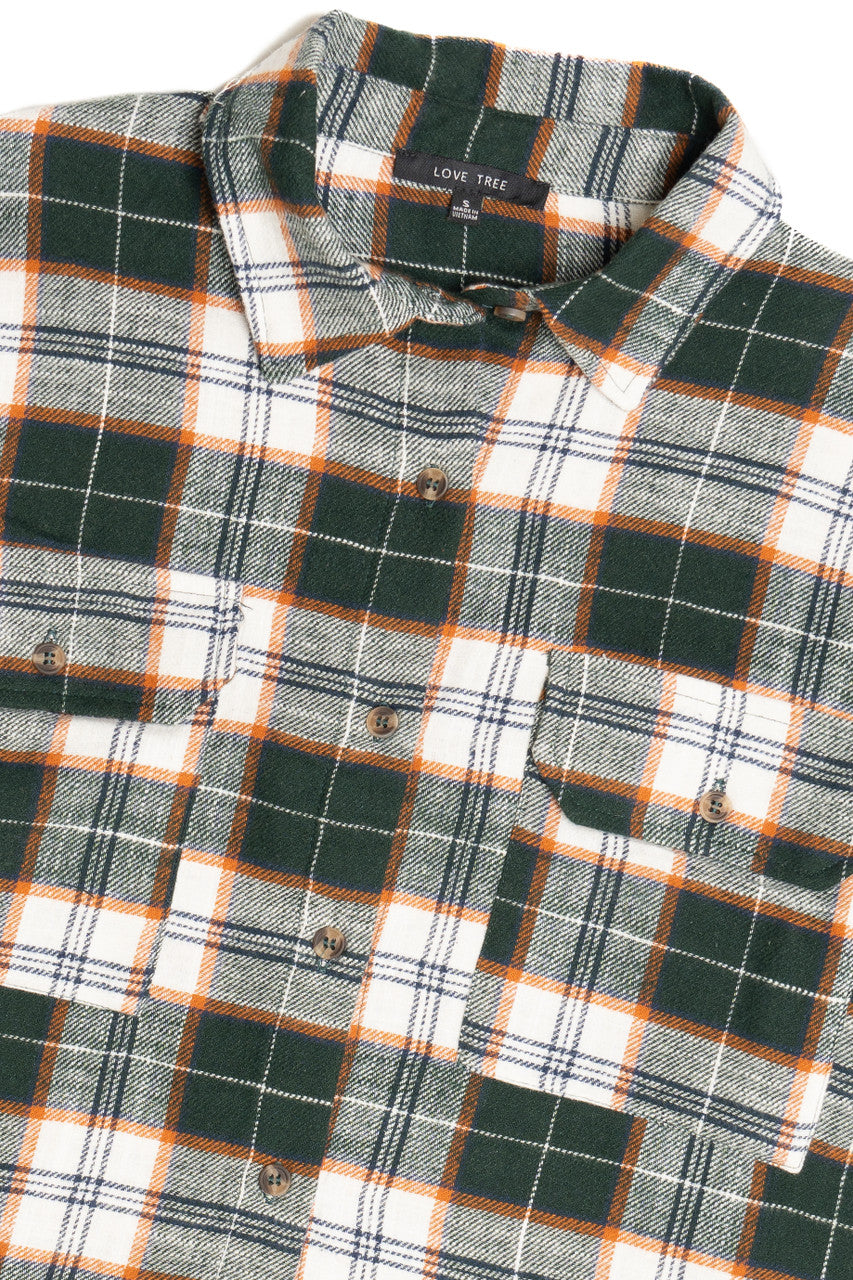 Double Pocket Crop Flannel