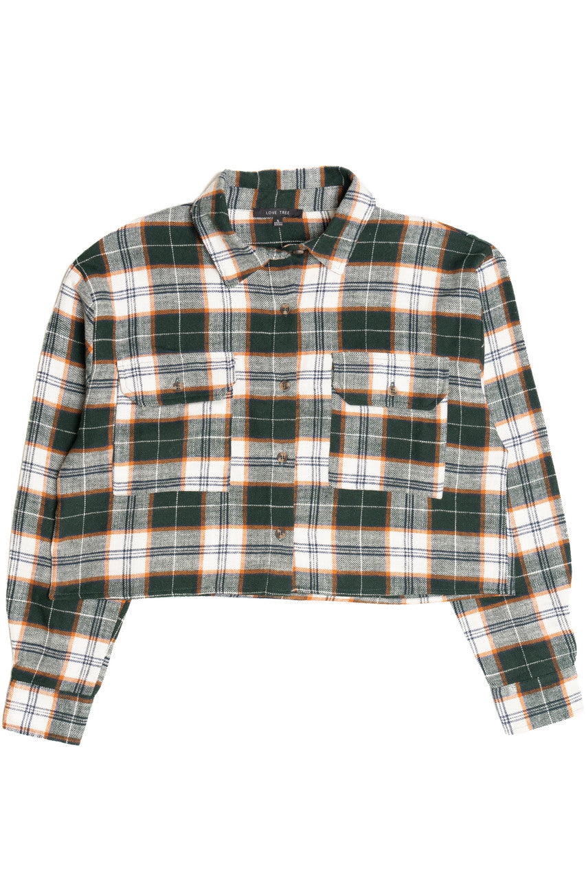 Double Pocket Crop Flannel